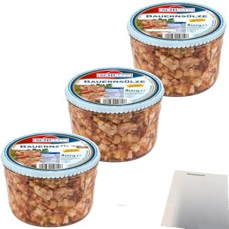 usy Bundle für Schulte Bauernsülze 3er Pack (3x400g Glas) + usy Block