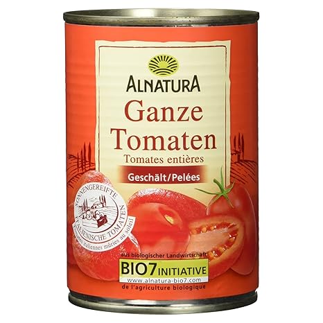Alnatura Organic Whole Tomatoes, 240 g