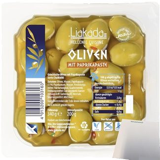 usy Bundle for Liakada Green Olives with Pepper Paste (200g Pack) + usy Block