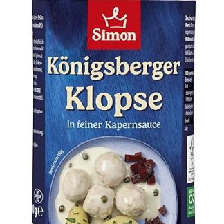 SIMON 4 Königsberger Klopse in Caper Sauce, Traditional Formula, 400 g