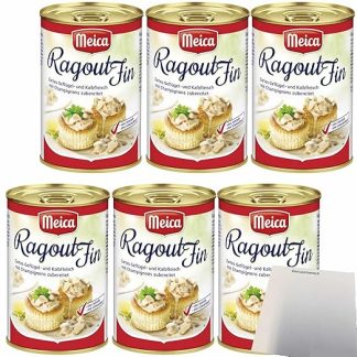 usy Bundle for Meica Ragout Fin Tender Poultry and Veal Pack of 6 (6 x 400 g Tin) + usy Block