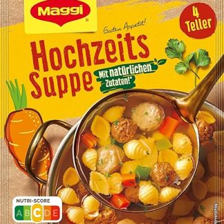 Maggi Guten Appetit, Wedding Soup, 57 g Bag, Makes 4 Plates, Pack of 1 (1 x 57 g)