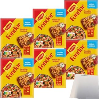 usy Bundle for Maggi Fondor Refill Bags Pack of 6 (6 x 100 g Bags) + usy Block