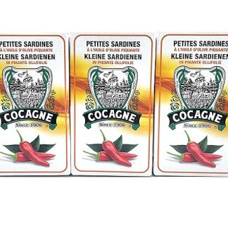 Cocagne Portugal Small Sardines in Spicy Olive Oil - 3 x 90 g