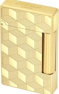 DUPONT Initial Quadrate goldfarben 020841 Sz