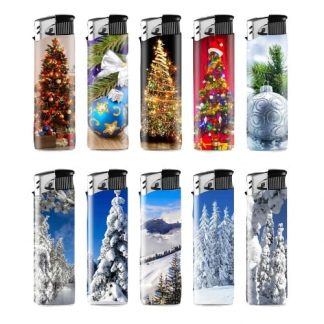 Einwegfeuerzeug in Weihnachtsoptik LUX 1x (Auswahl nicht möglich)