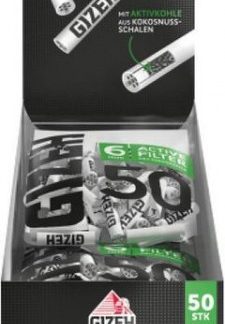 10 x Beutel GIZEH Black ACTIVE 500 FILTER ( 6 mm )