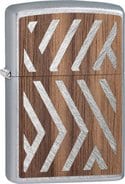 ZIPPO Herringbone SwepWalnut Emblem beidseitig 60004582