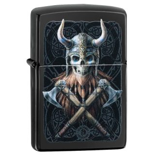 ZIPPO ebony Anne Stokes Skull Warrior 60005094