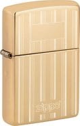 ZIPPO messing poliert gelasert Zippo and Lines 60007103