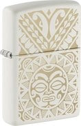 ZIPPO weiss gelasert Maori Tattoo 60007037
