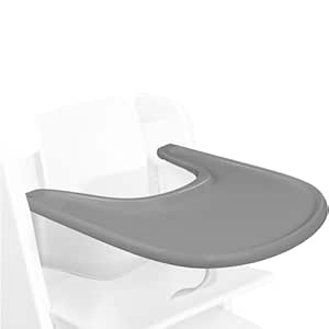 Tray Compatible with Stokke Tripp Trapp Chair, Tray for Highchair High Chair Accessories for Toddlers 6-36 Months (Grey)