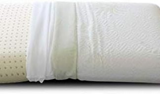 Evergreenweb Ortopedic Pillow, 100% Memory Foam, 12 cm High, Soap Model, Suitable for Neck Pain 40 x 70 cm, with Double Cover Made of Aloe Vera and Cotton, Removable and Washable