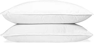 Down Dreams Manchester Mills Classic Jumbo Medium Support Cushion Pair