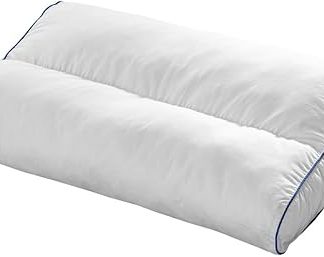 Waidmeister Neck Support Pillow 40 x 60 cm - Pillow with Cotton Cover and Individually Adjustable Fibre Filling - for Side Sleepers and Back Sleepers - Washable at 60°C, Oeko-Tex 100