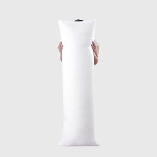 HOUSN Premium Dakimakura Pillow 120 x 40 cm, Side Sleeper Pillow, Inner Pillow, Pregnancy Pillow, Body Pillow for Adults with Microfibre Filling, White
