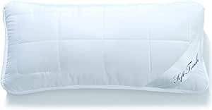 aqua-textil Soft Touch Pillow 45 x 70 cm, Microfibre Neck Pillow, Hollow Fibre Pillow, Boil-Proof, Breathable