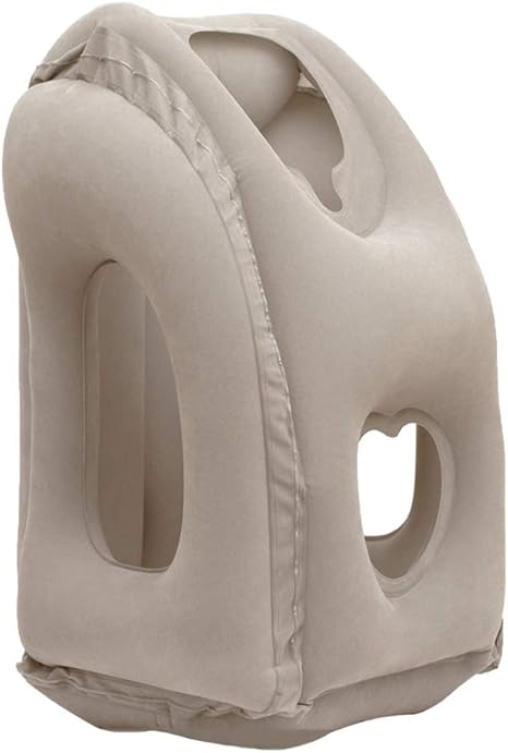 vapesoon Travel Pillow Support Headrest Portable Inflatable for Sleeping on the Plane Train Home Office