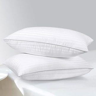 Gezu Pillow 40 x 80 cm Set of 1 - Best Ergonomic Pillow Against Neck Pain - 100% Soft Satin - Height Adjustable - Capacity Guaranteed - Hypoallergenic for Luxurious Sleep Quality