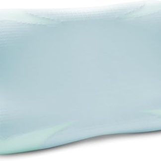 UNIKOME Gel Cooling Pillow 60 x 36 cm, Cooling Pillow for Summer, Neck Support Pillow, Ergonomic, Height 9-11 cm, Oeko-Tex (Blue)
