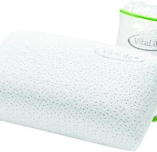 VitaLife Vital Neck Pillow Travel Cushion with Visco Memory Foam