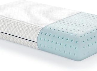 WEEKENDER Weekender Ventilated Gel Memory Foam Pillow - Washable Cover - Standard Size