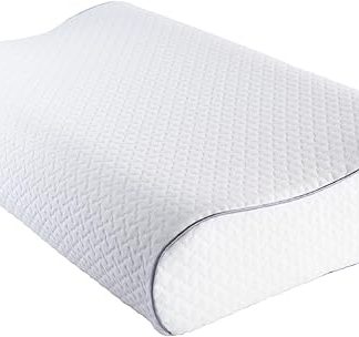 Bedtime - Orthopaedic Neck Pillow to Relieve Neck and Back Pain | Memory Foam Pillow for a Restful Sleep Made of Viscoelastic Foam | 40 x 60 cm