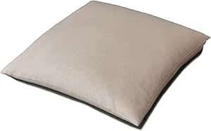 GIRAFFENLAND Cushion with Organic Buckwheat - 40 x 40 cm, Organic Flannel + Organic Buckwheat Hulls, Directly Filled - Buckwheat Husk Cushion