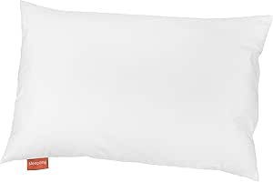 sleepling 196735 Children's Pillow 100% Cotton Childproof Zip Ökotex 100 Washable at 60 Degrees 40 x 60 cm White