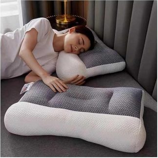 HINNVCL Sleep Apnea Pillow, Orthopedic Deep Sleep Pillow, Pro Ease Sleep Apnea Pillow, Ergonomic Pillow for Neck and Shoulder, Pillow for Side, Back, Stomach Sleepers