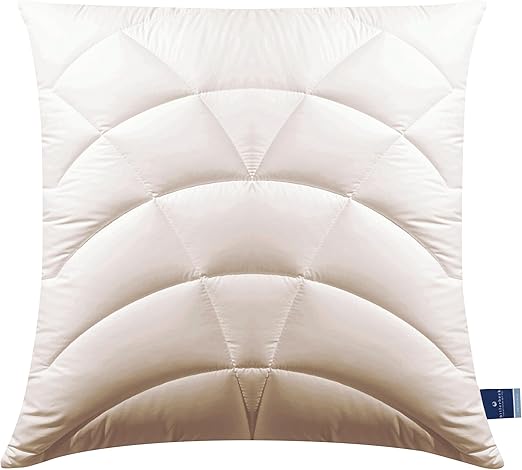 Billerbeck Climatram® Pillow for Optimal Temperature Regulation - Fibre Cushion 80 x 80 cm with Soft Support and Zip