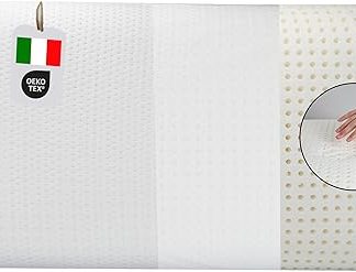 Orthopaedic Visco Pillow 80 x 40 x 9 cm Visco Memory Foam Stomach Sleeper Pillow Viscoelastic Stomach Sleeper Pillow Low Viscoelastic Sleeping Pillow Soft Pillow