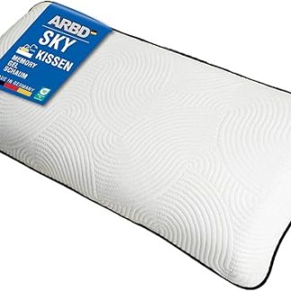 ARBD Orthopaedic Gel Foam Pillow 40 x 80 cm - Height Adjustable & Adjustable - Viscoelastic with Memory Foam - Ergonomic & Breathable - Ideal for Neck & Back Pain