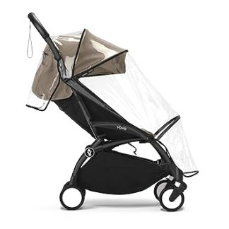 Stokke YOYO 6 + Rain Cover - Waterproof Design with PVC-Free Fabric - Easy to Store in YOYO Pushchair, Black