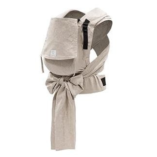 Stokke Limas Carrier Plus, Floral Beige (OCS) - Half Buckle Baby Carrier - Three Carrying Options - Safe for Babies from 1 Month / 4 kg to 18 kg