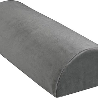 XDREAM Comfortable knee pillow for side sleepers, orthopaedic leg pillow made of comfort foam to relieve knee and back, half neck roll, neck roll, lumbar pillow, washable cover