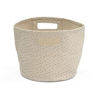 Stokke Sleepi Basket by Pehr - Ideal for the Stokke Sleepi Changing Table - Practical Storage Made of Durable, 100% Cotton Canvas