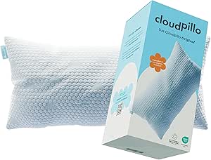 Cloudpillo Memory Foam Pillow 40 x 80 cm - Neck Support Pillow, Ergonomic & Height Adjustable, for All Sleeping Positions, Breathable & Hypoallergenic, Oeko-Tex Certified
