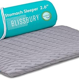BLISSBURY Ultra Thin Pillow for Sleeping, Premium Memory Foam, Flat Pillow for Sleeping, Back and Abdominal Sleeping Pillow, Certified Foam for Neck and Back Support, Removable