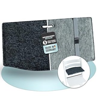 High Chair Seat Cushion Compatible with Stokke Tripp Trapp - Made in Germany - Washable High Chair Cushion Made of Upcycling RPET Felt easy and green®
