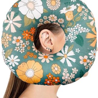 Piercing cushion with hole, doughnut cushion for ear pain, ear cushion with ear hole, soft piercing cushion, ear hole piercing cushion for pain relief in the ear, pillow side sleepers