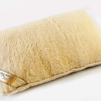 1 x Merino Wool Quality Mark Pillow Sleeping Pillow 900 g Merino Wool 40 x 80 cm Virgin Wool