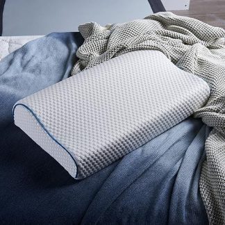 Z-hom Neck Support Pillow Memory Foam Pillow Side Sleeper Orthopaedic Pillow Removable and Washable Pillow Case for Back and Side Position