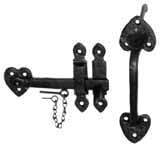 Black Antique Cottage Suffolk Thumb Latch Comes with Lock Pin