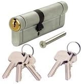 Versa Hardware Dual Finish 6-Pin Euro Cylinder - 45/55 (100mm Overall)