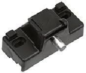 CRL Black Plastic Step-On Patio Door Lock