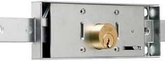 Yale Y9B58015 Series 9B5 Lock, Nickel Plated/Satin Finish