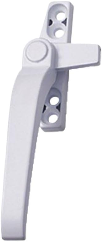 DUANSIYU Window Handle Durable Metal Doors Lock Handle Sliding Window Handles Security Hasp For Home Hardware Left/right Adjustable Handles Hardware Window Handles(White Left)