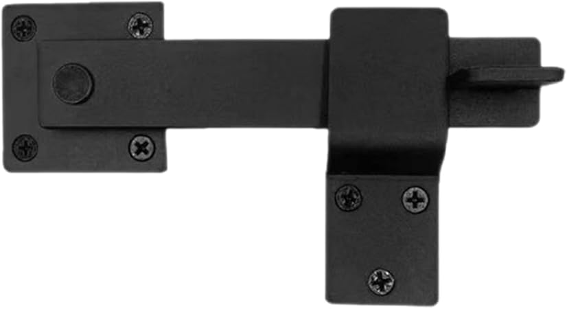 NUOBESTY 1 Set Barn Door Latch Sliding Door Lock Clasp Durable Theft Lock Buckle for Fences Rustic American Design