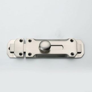 3 Inch Brushed Nickel Door Lock Slide Bolt Latch for Internal Doors and Storage Units (3inch)